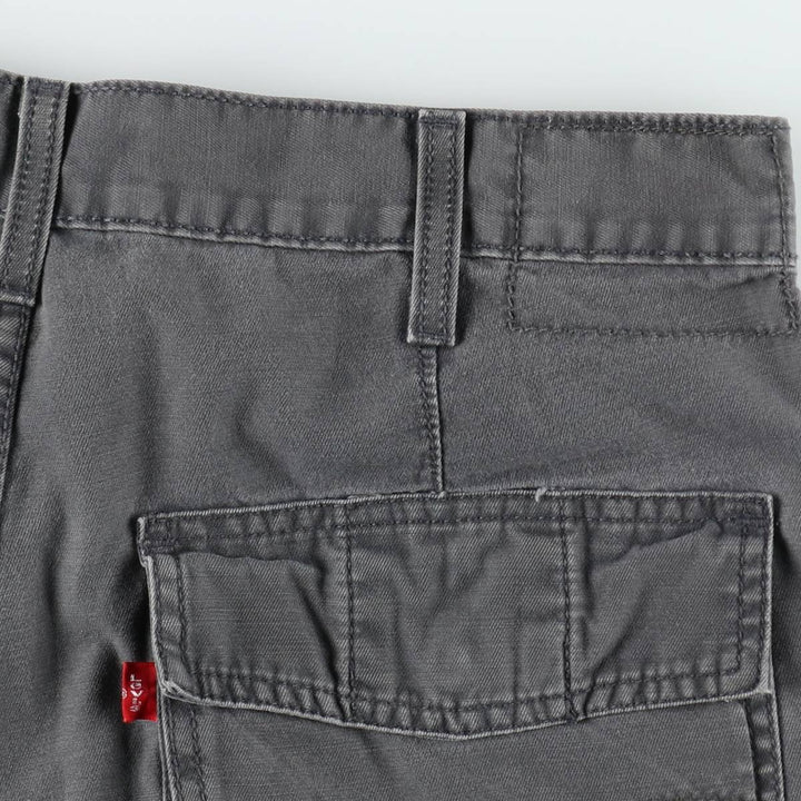 Levi's WORKWEAR Cargo Shorts, Men's Size W36 (approx.) cotton Charcoal Vintage Second Hand