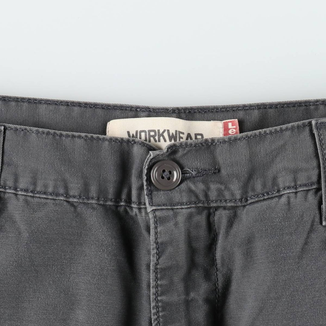 Levi's WORKWEAR Cargo Shorts, Men's Size W36 (approx.) cotton Charcoal Vintage Second Hand