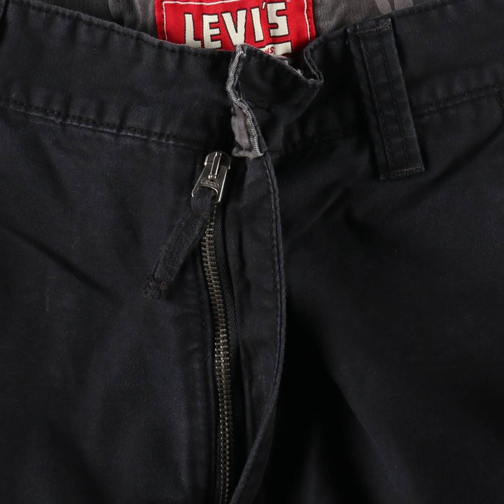 Levi's cargo shorts, men's size W36 (approx.) cotton black type Vintage Second Hand