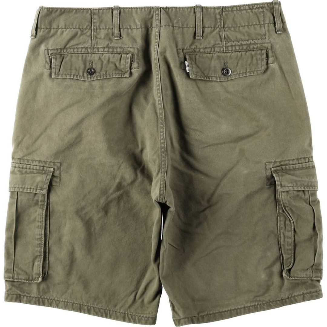 Levi's cargo shorts, men's size W37 (approx.) cotton Khaki type Vintage Second Hand