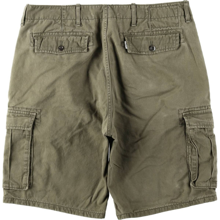 Levi's cargo shorts, men's size W37 (approx.) cotton Khaki type Vintage Second Hand