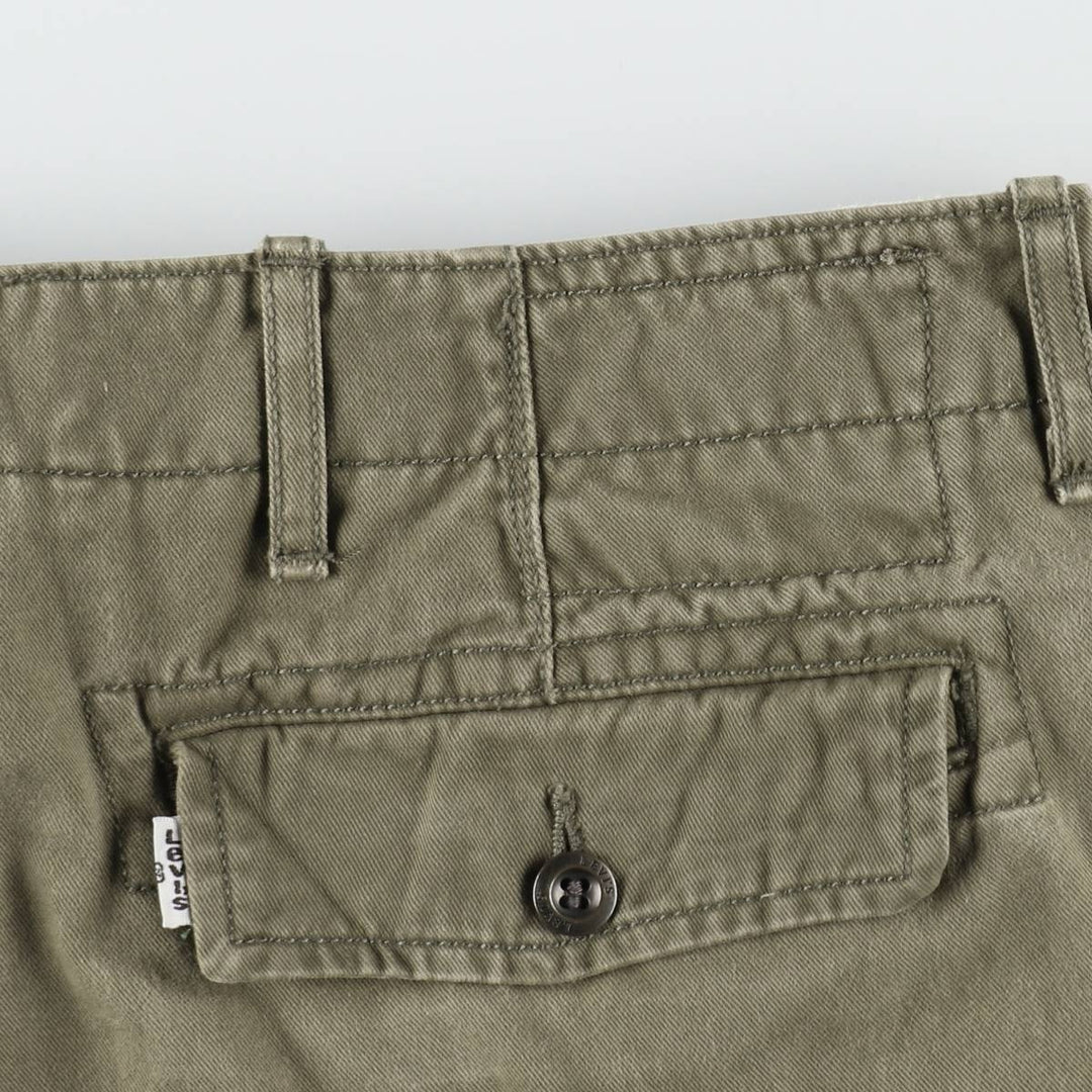 Levi's cargo shorts, men's size W37 (approx.) cotton Khaki type Vintage Second Hand