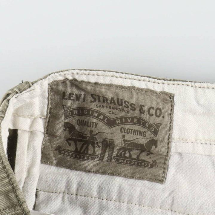Levi's cargo shorts, men's size W37 (approx.) cotton Khaki type Vintage Second Hand