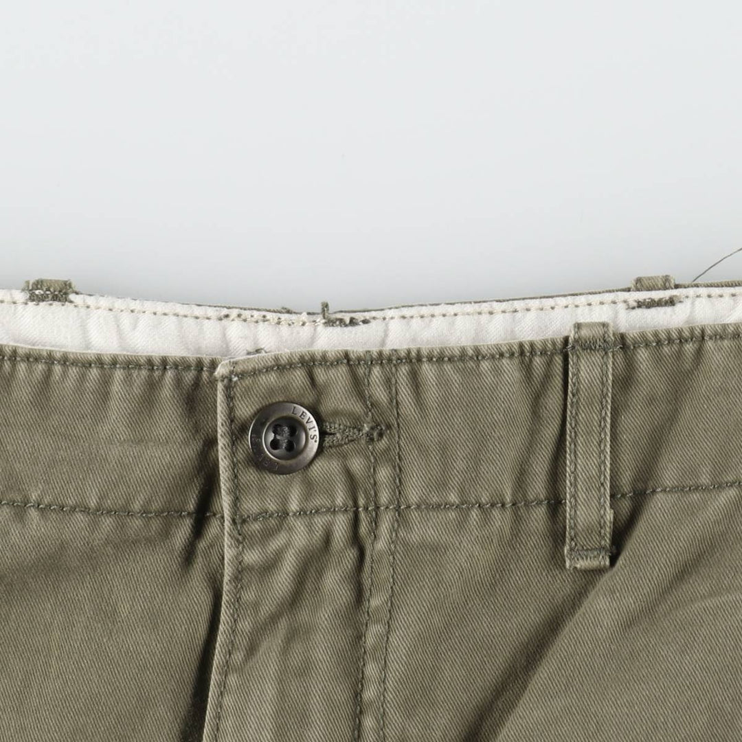 Levi's cargo shorts, men's size W37 (approx.) cotton Khaki type Vintage Second Hand