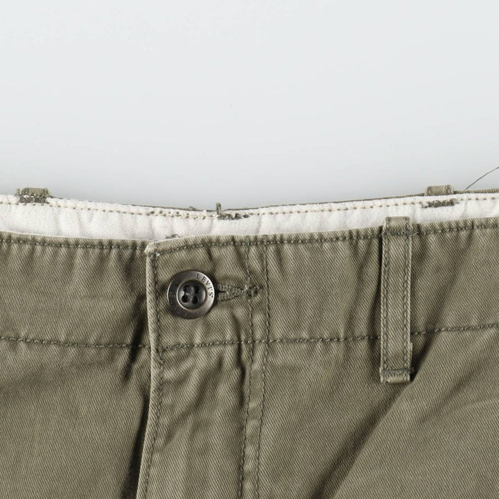 Levi's cargo shorts, men's size W37 (approx.) cotton Khaki type Vintage Second Hand