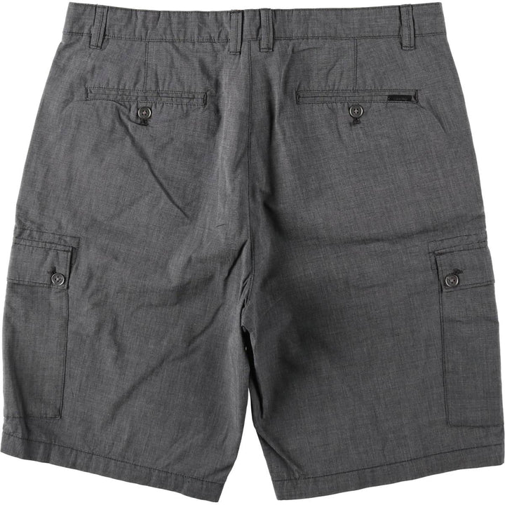 90s-00'S Calvin Klein Chambray Cargo Shorts, Men's Size W37 (approx.), Vintage cotton gray type Vintage Second Hand