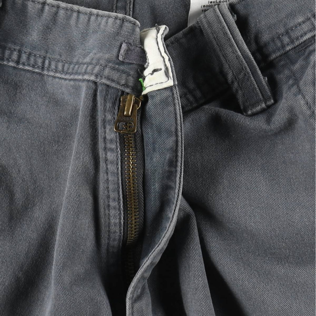 Levi's CARGO Cargo Shorts, Men's Size W34 (approx.) cotton navy blue type Vintage Second Hand