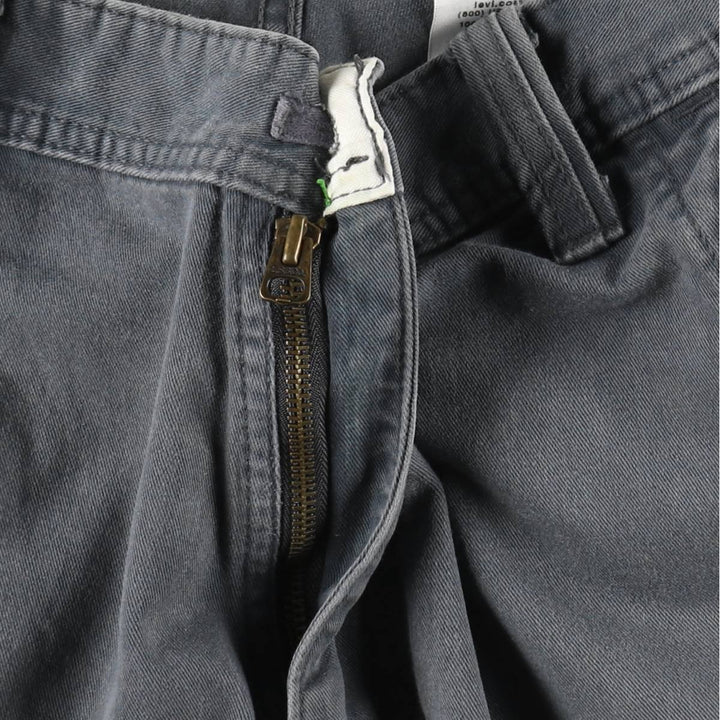 Levi's CARGO Cargo Shorts, Men's Size W34 (approx.) cotton navy blue type Vintage Second Hand