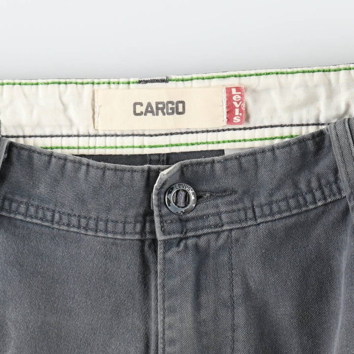 Levi's CARGO Cargo Shorts, Men's Size W34 (approx.) cotton navy blue type Vintage Second Hand