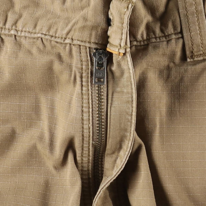 Carhartt Relaxed Fit Force Ripstop Cargo Shorts (Men's, equivalent to size W34) cotton brown type Vintage Second Hand