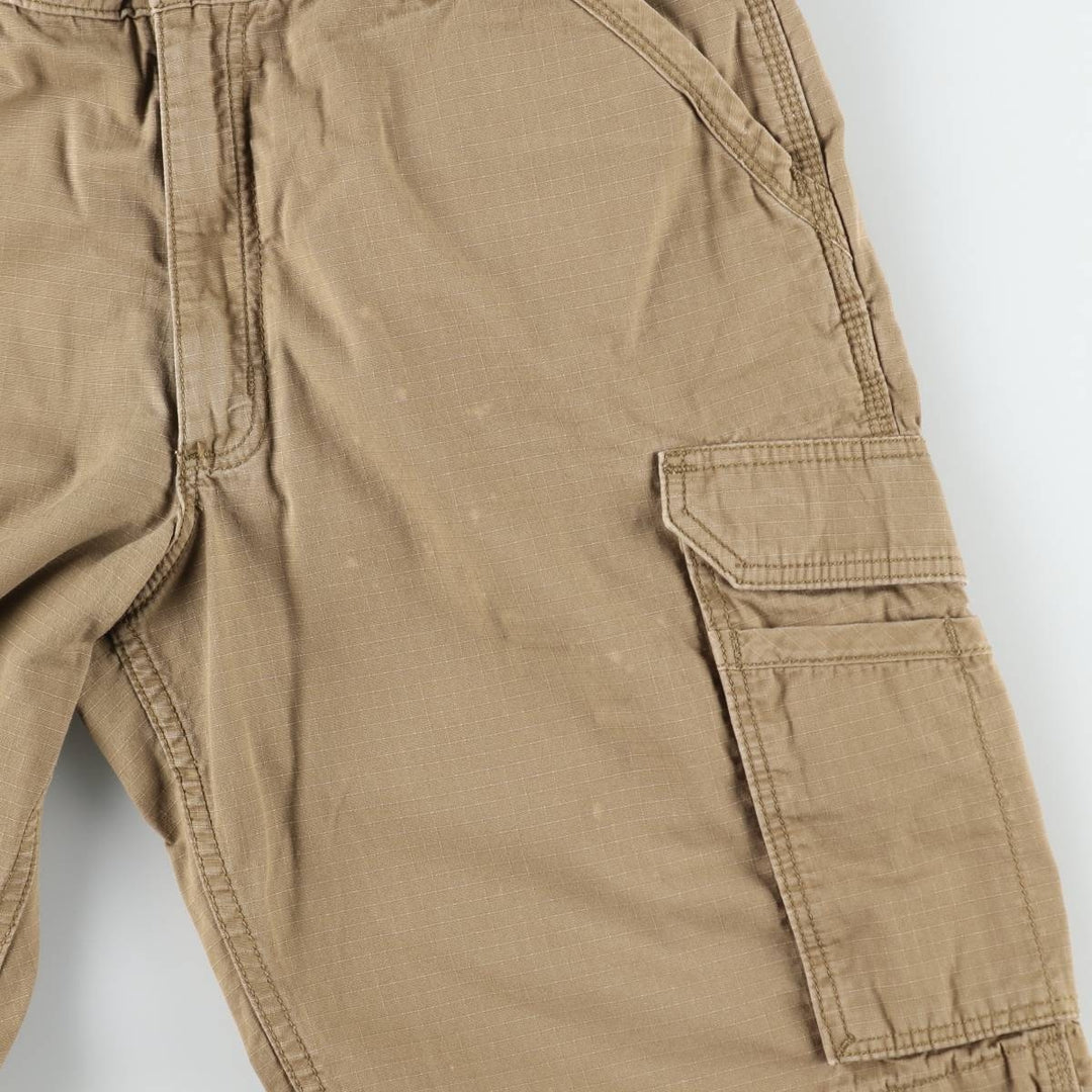 Carhartt Relaxed Fit Force Ripstop Cargo Shorts (Men's, equivalent to size W34) cotton brown type Vintage Second Hand