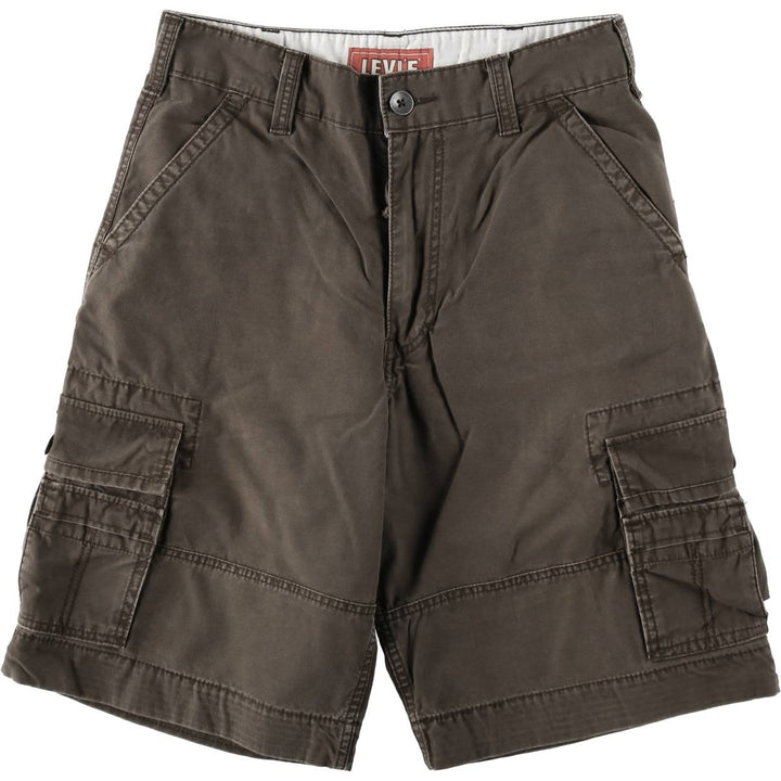 Levi's SQUAD CARGO cargo shorts, men's size W33 (approx.) cotton brown type Vintage Second Hand