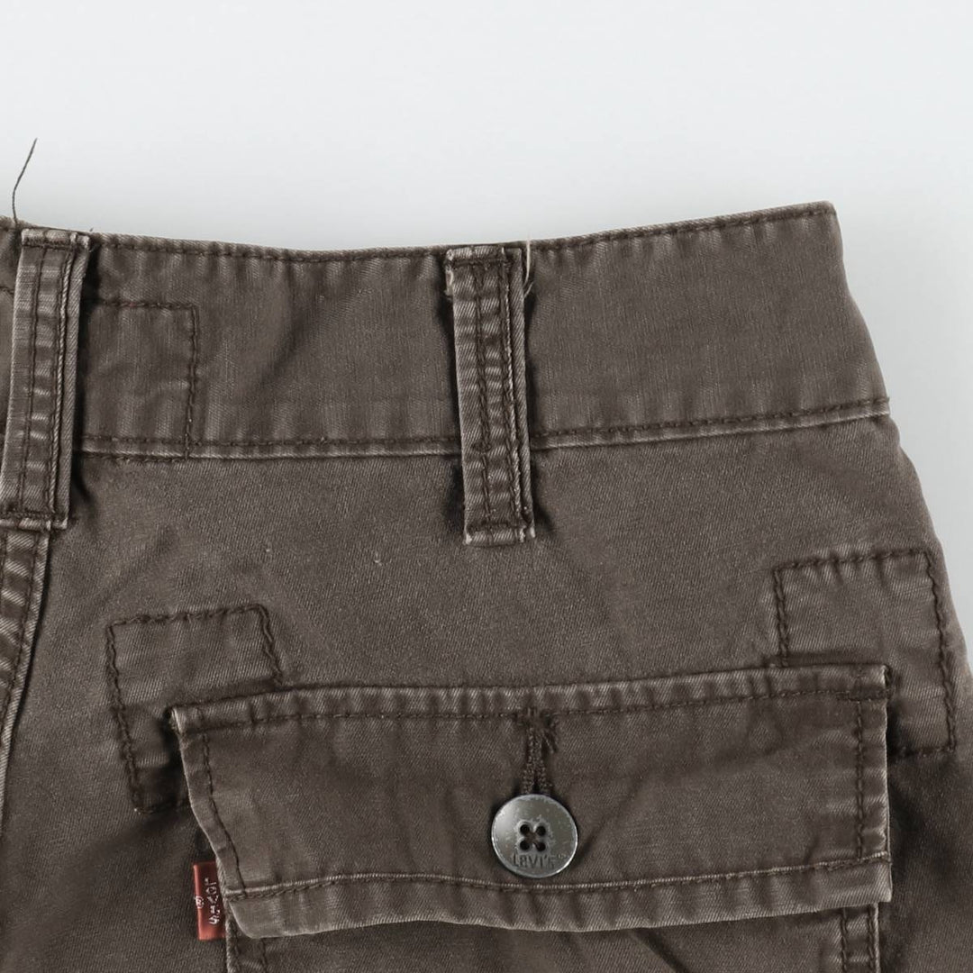 Levi's SQUAD CARGO cargo shorts, men's size W33 (approx.) cotton brown type Vintage Second Hand