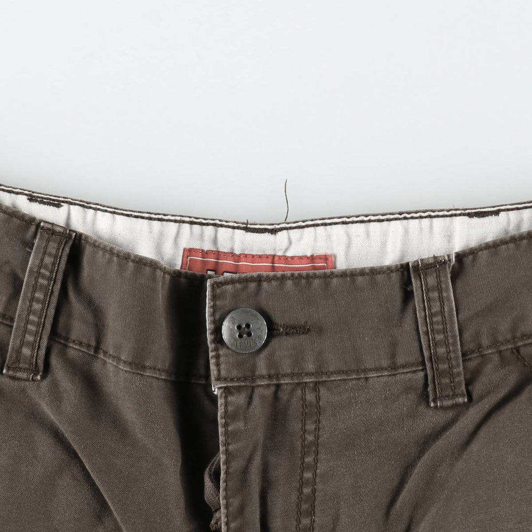 Levi's SQUAD CARGO cargo shorts, men's size W33 (approx.) cotton brown type Vintage Second Hand