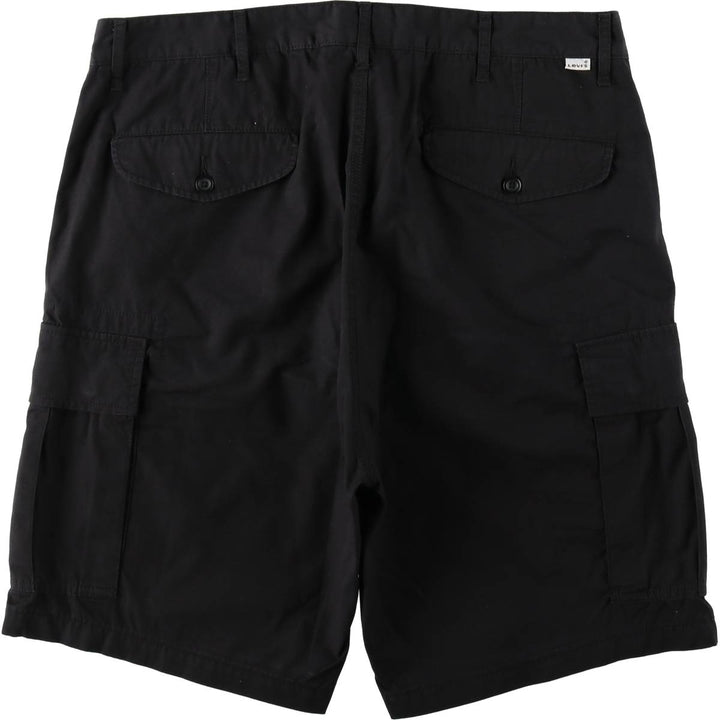 Levi's ripstop cargo shorts, men's size W37 (approx.) cotton black type Vintage Second Hand