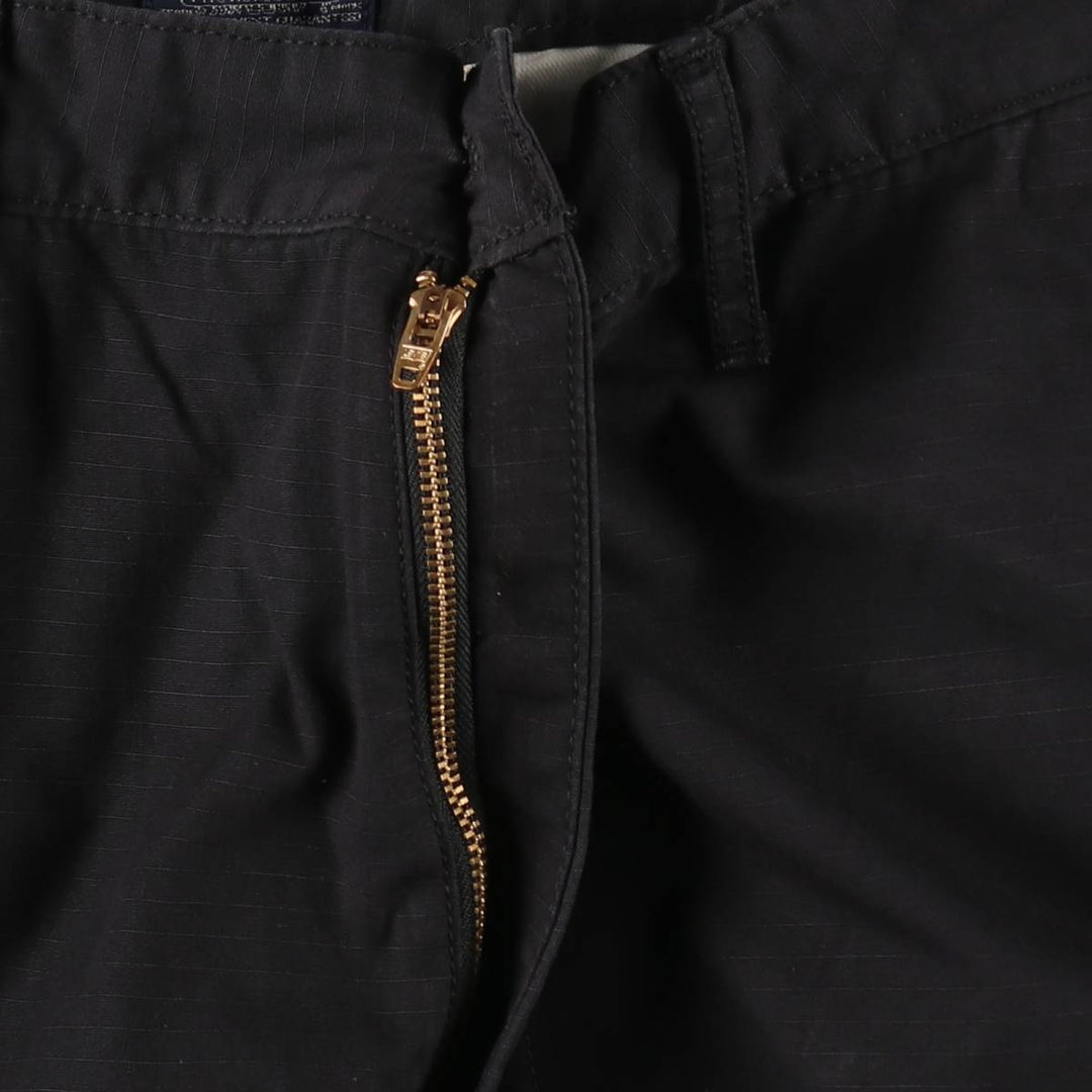 Levi's ripstop cargo shorts, men's size W37 (approx.) cotton black type Vintage Second Hand