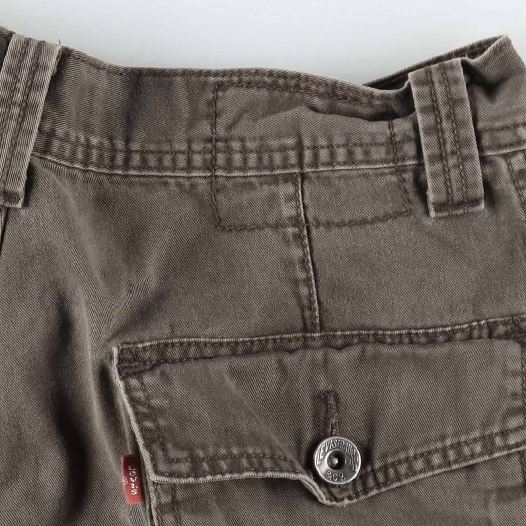 Levi's CARGO Cargo Shorts, Men's Size W32 (approx.) cotton brown type Vintage Second Hand