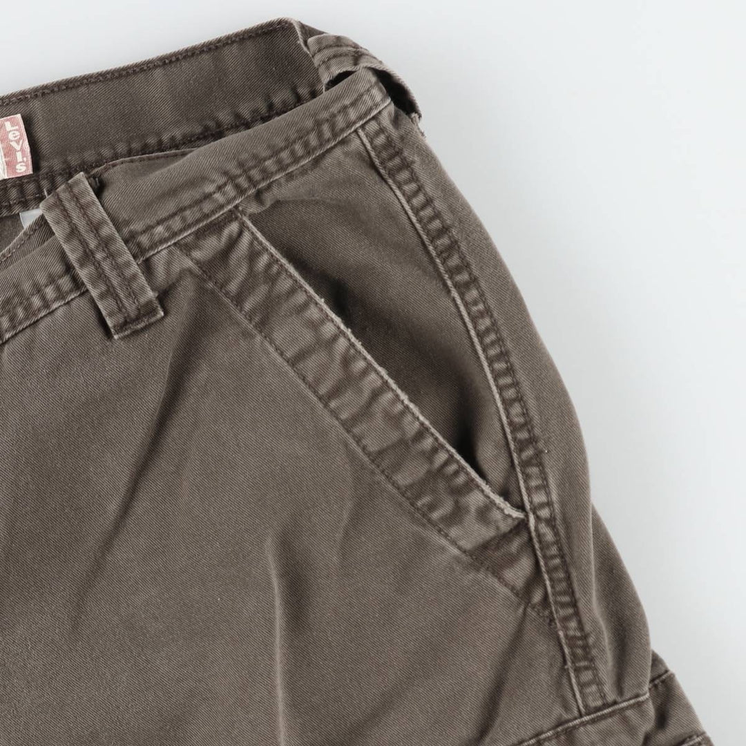 Levi's CARGO Cargo Shorts, Men's Size W32 (approx.) cotton brown type Vintage Second Hand