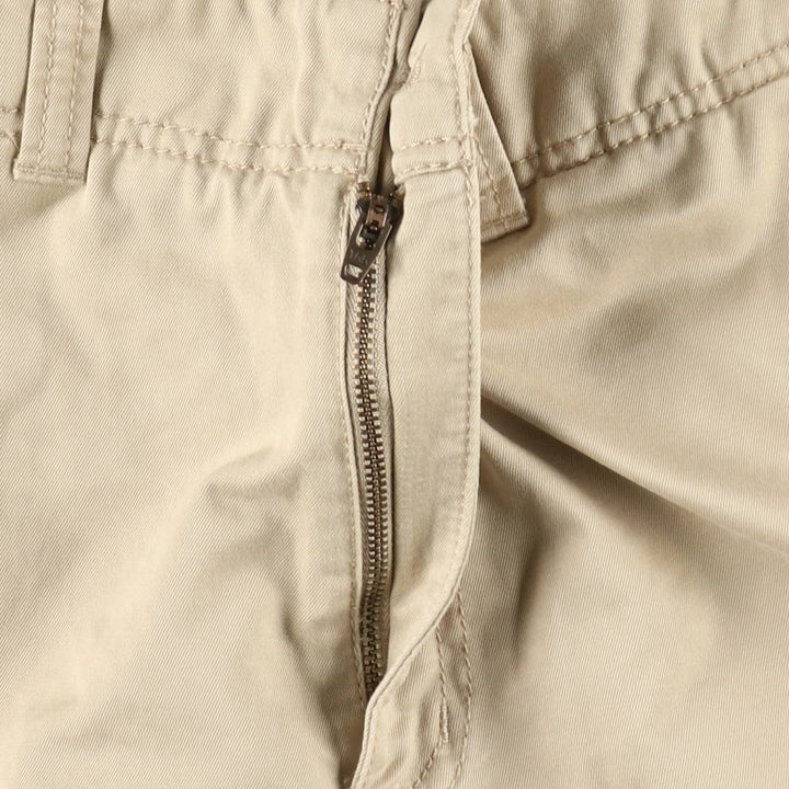 90s-00'S LLBean cargo shorts, men's size W35 (approx.) cotton Beige type Vintage Second Hand