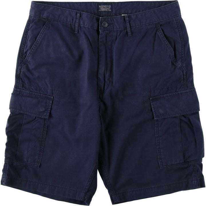 Levi's Ripstop Cargo Shorts, Men's Size W35 (approx.) cotton navy blue type Vintage Second Hand