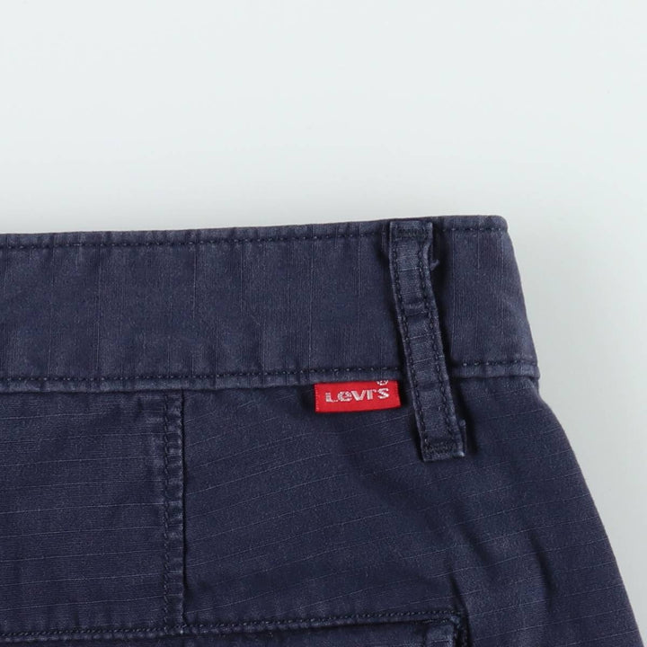 Levi's Ripstop Cargo Shorts, Men's Size W35 (approx.) cotton navy blue type Vintage Second Hand