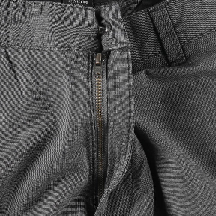 90s-00'S Calvin Klein chambray cargo shorts, men's size W37 (approx.) cotton Charcoal Vintage Second Hand