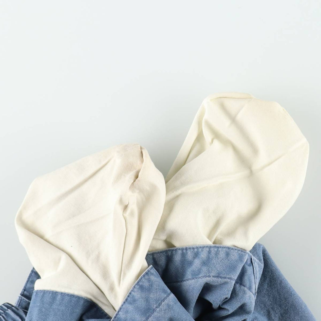 90s-00'S LLBean cargo shorts, men's size W35 (approx.) cotton Blue type light blue Vintage Second Hand
