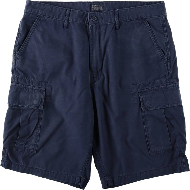 Levi's ripstop cargo shorts, men's size W36 (approx.) cotton Navy blue Vintage Second Hand