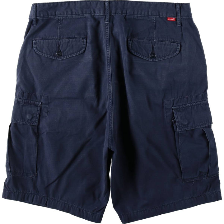 Levi's ripstop cargo shorts, men's size W36 (approx.) cotton Navy blue Vintage Second Hand