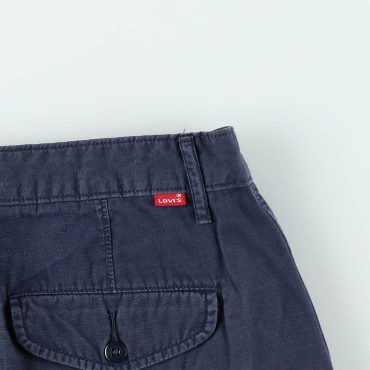 Levi's ripstop cargo shorts, men's size W36 (approx.) cotton Navy blue Vintage Second Hand