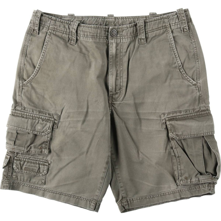 Eddie Bauer cargo shorts, men's size W37 (approx.) cotton Khaki type Vintage Second Hand