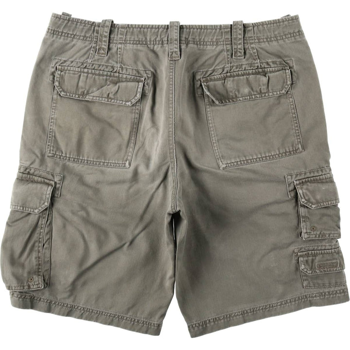 Eddie Bauer cargo shorts, men's size W37 (approx.) cotton Khaki type Vintage Second Hand
