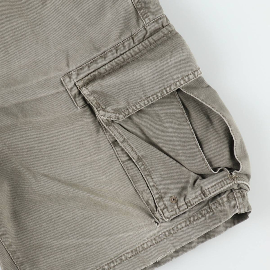Eddie Bauer cargo shorts, men's size W37 (approx.) cotton Khaki type Vintage Second Hand