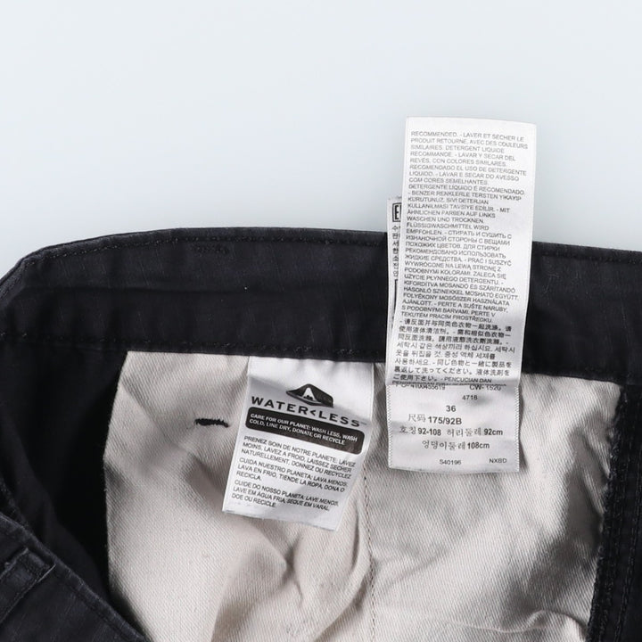 Levi's cargo shorts, men's size W37 (approx.) cotton black type Vintage Second Hand