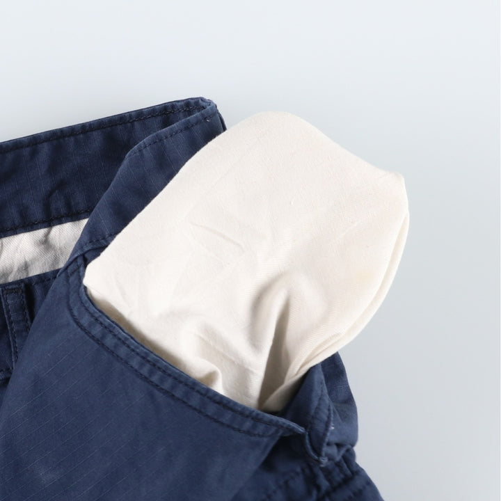 Levi's cargo shorts, men's size W32 (approx.) cotton navy blue type Vintage Second Hand