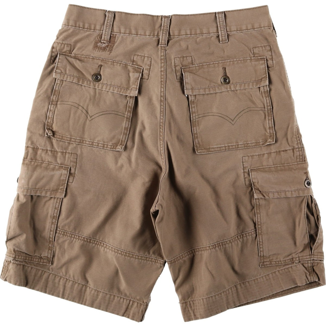 Levi's cargo shorts, men's size W34 (approx.) cotton Khaki type brown Vintage Second Hand