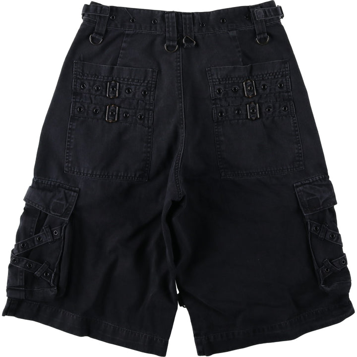 TRIPP NYC Bondage Pants Cargo Shorts Half Pants Men's W30 equivalent cotton black type Vintage Second Hand