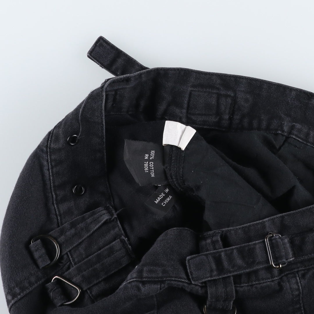 TRIPP NYC Bondage Pants Cargo Shorts Half Pants Men's W30 equivalent cotton black type Vintage Second Hand