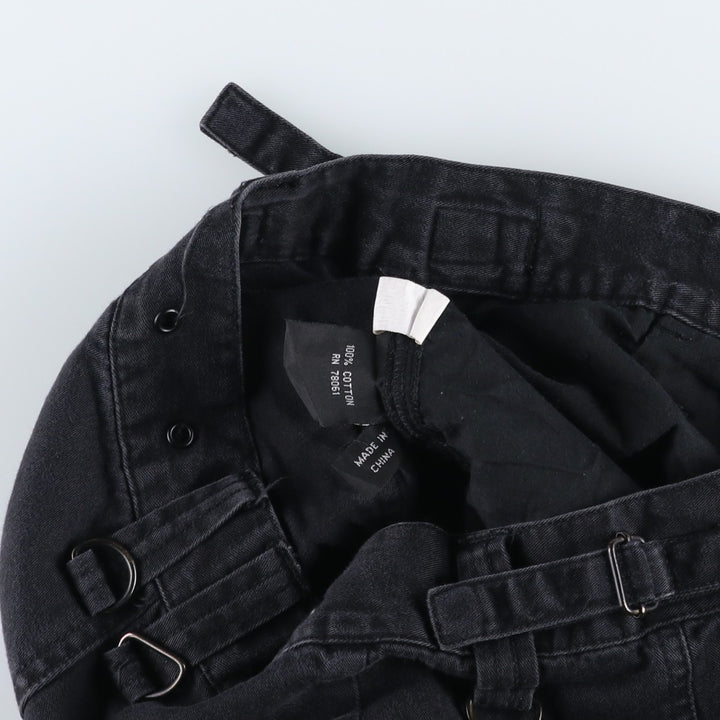 TRIPP NYC Bondage Pants Cargo Shorts Half Pants Men's W30 equivalent cotton black type Vintage Second Hand