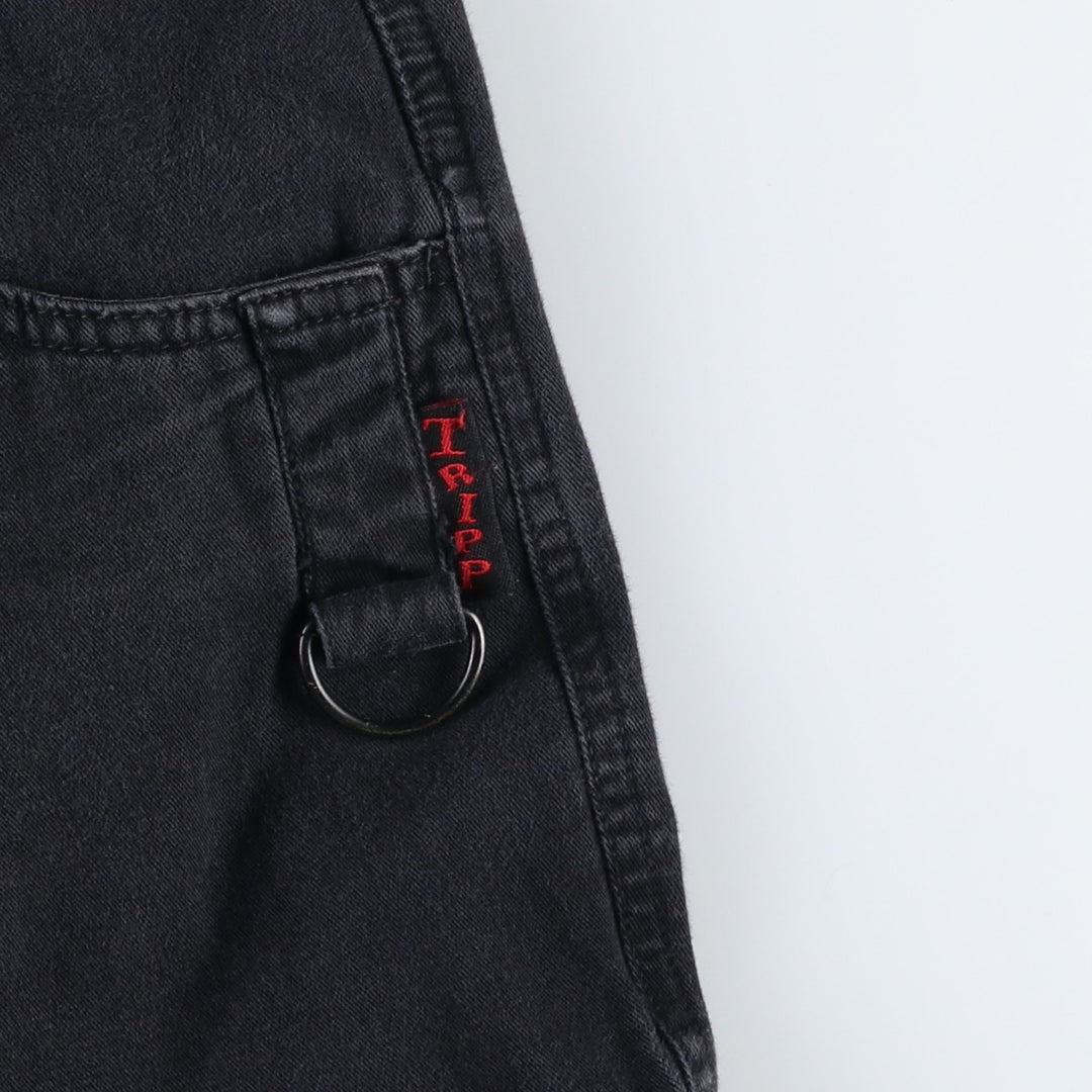 TRIPP NYC Bondage Pants Cargo Shorts Half Pants Men's W30 equivalent cotton black type Vintage Second Hand