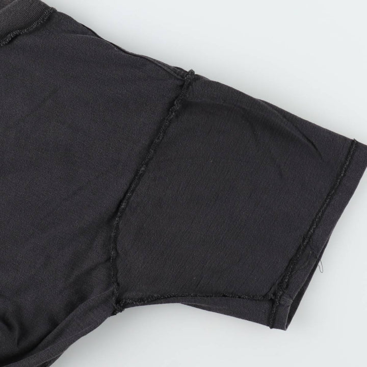 90'S Tee-Paradise Wolf Pattern Animal T-Shirt, Men's XL equivalent, Vintage cotton black type Vintage Second Hand