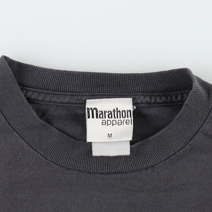 90'S Marathon Apparel Ducks Unlimited Fish Print Animal T-Shirt, Men's Size M (approx.), Vintage unclear black type Vintage Second Hand