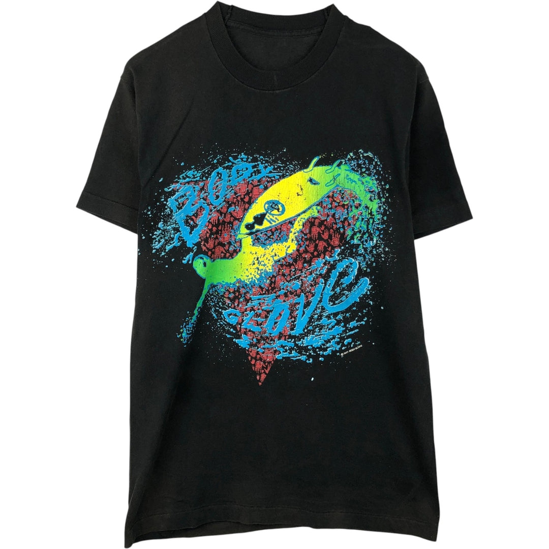 90'S BODY GLOVE surf/skate t-shirt, men's size M equivalent, vintage. unclear black type Vintage Second Hand