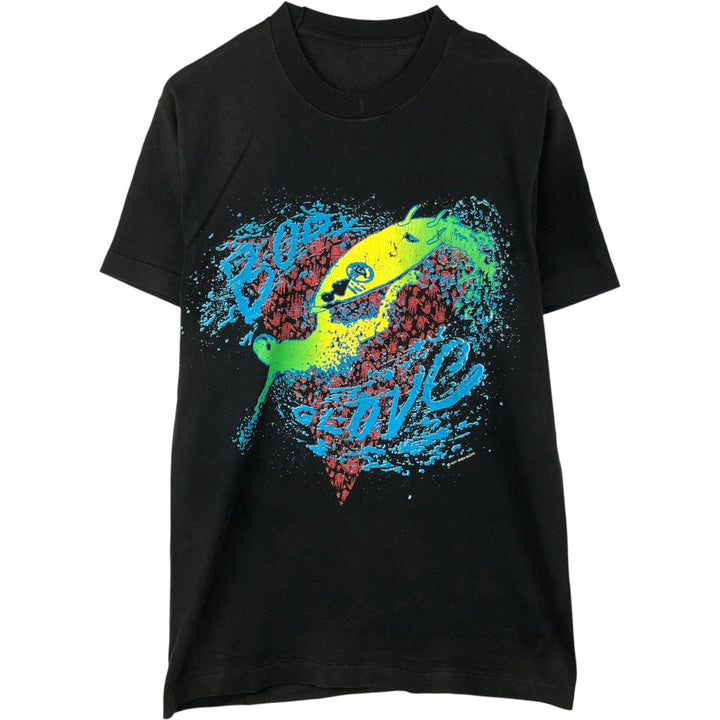 90'S BODY GLOVE surf/skate t-shirt, men's size M equivalent, vintage. unclear black type Vintage Second Hand