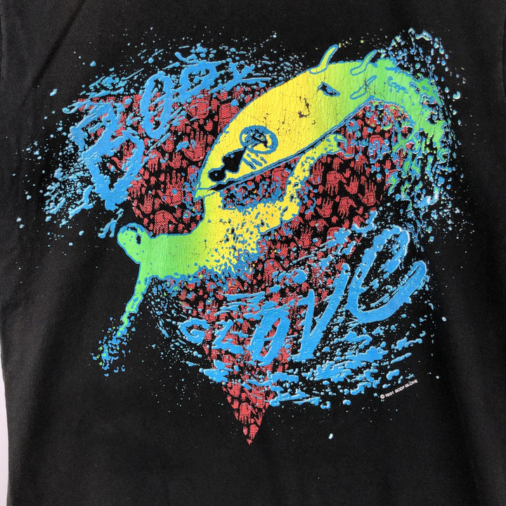 90'S BODY GLOVE surf/skate t-shirt, men's size M equivalent, vintage. unclear black type Vintage Second Hand