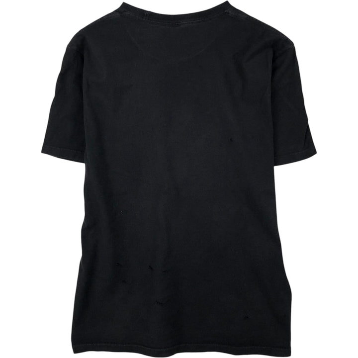 STUSSY surf skate T-shirt, size M for men cotton black type Vintage Second Hand
