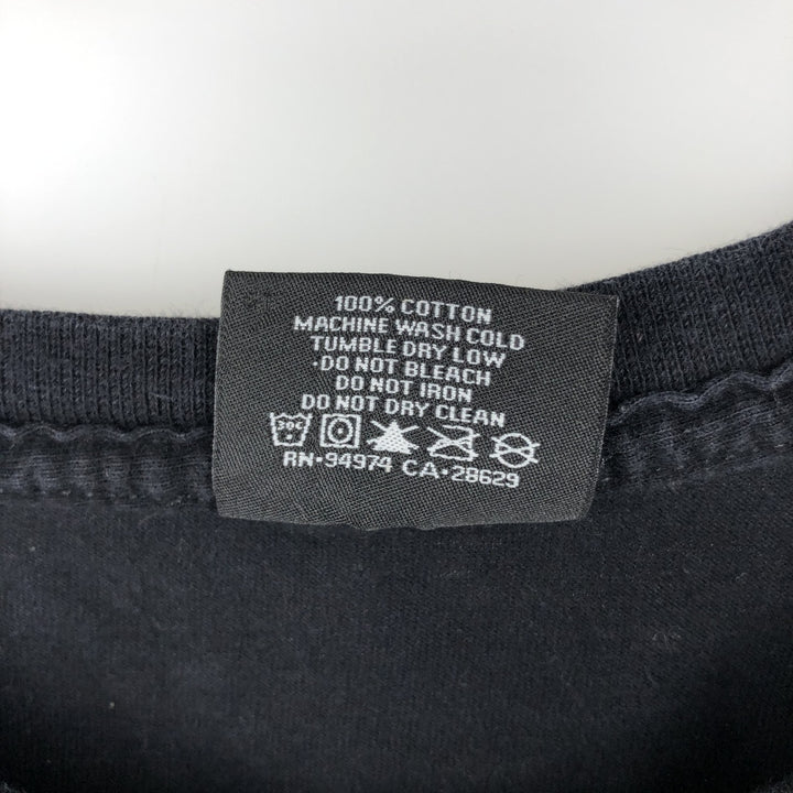 STUSSY surf skate T-shirt, size M for men cotton black type Vintage Second Hand