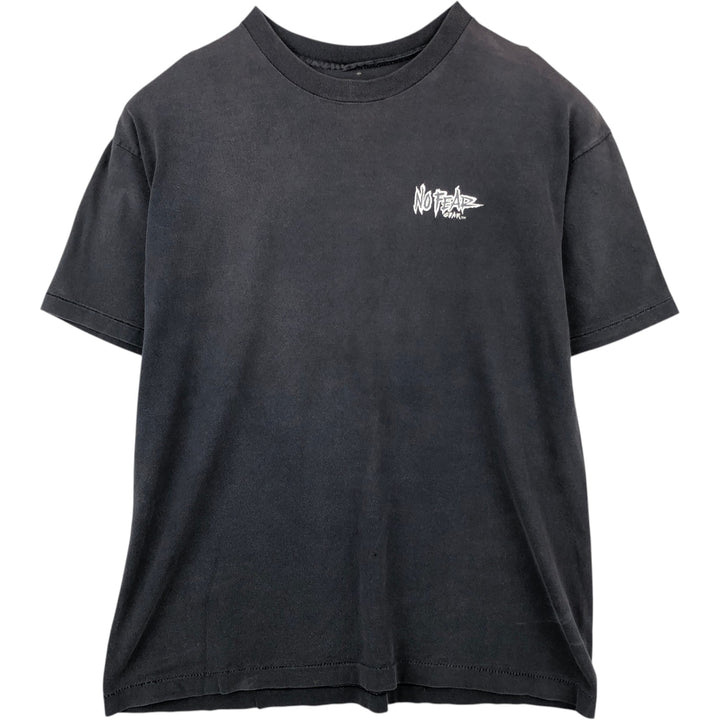Vintage 90'S No Fear surf/skate T-shirt, men's size L unclear black type Vintage Second Hand