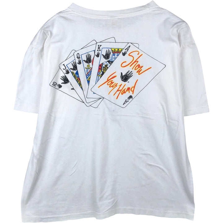80'S BODY GLOVE Surf Skate T-Shirt, Made in USA, Men's XL equivalent, Vintage cotton white type Vintage Second Hand