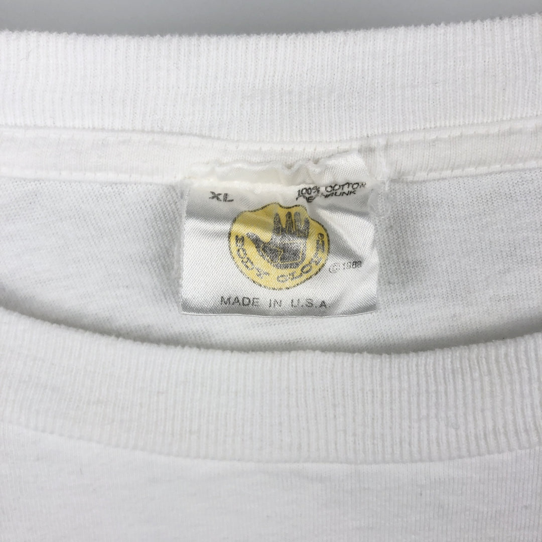 80'S BODY GLOVE Surf Skate T-Shirt, Made in USA, Men's XL equivalent, Vintage cotton white type Vintage Second Hand